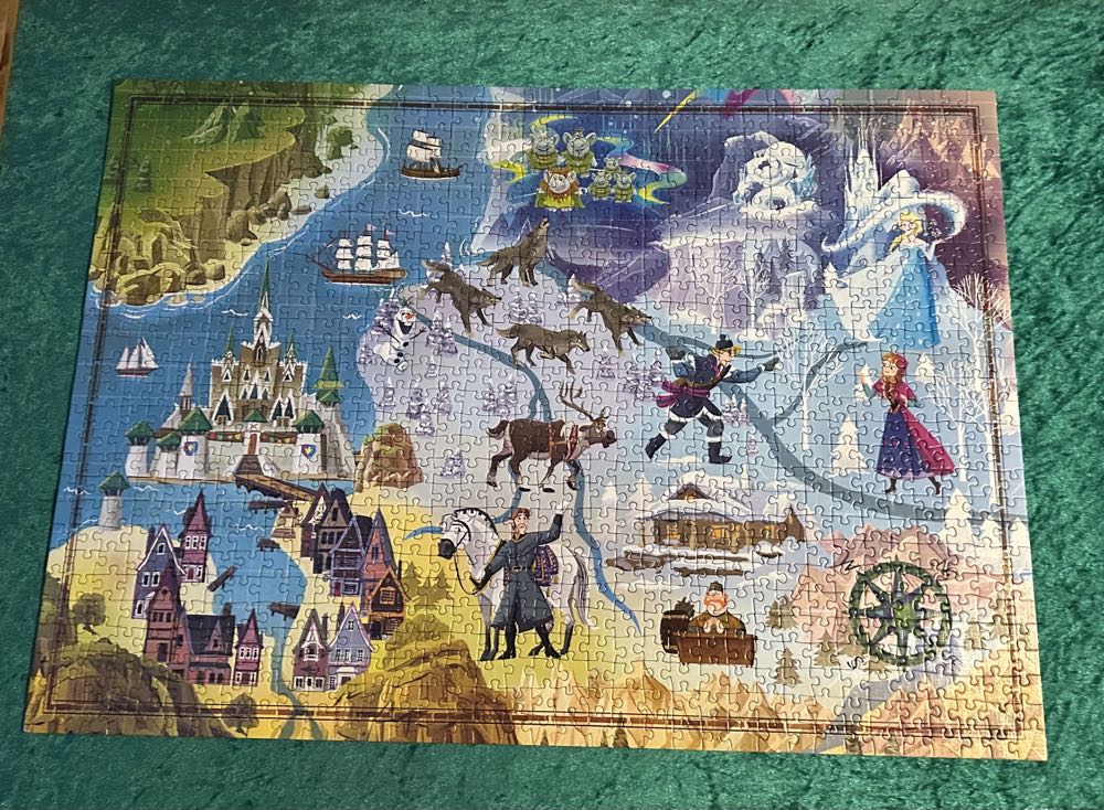 Disney Story Maps: Frozen - Clementoni puzzle collectible [Barcode 8005125396665] - Main Image 3