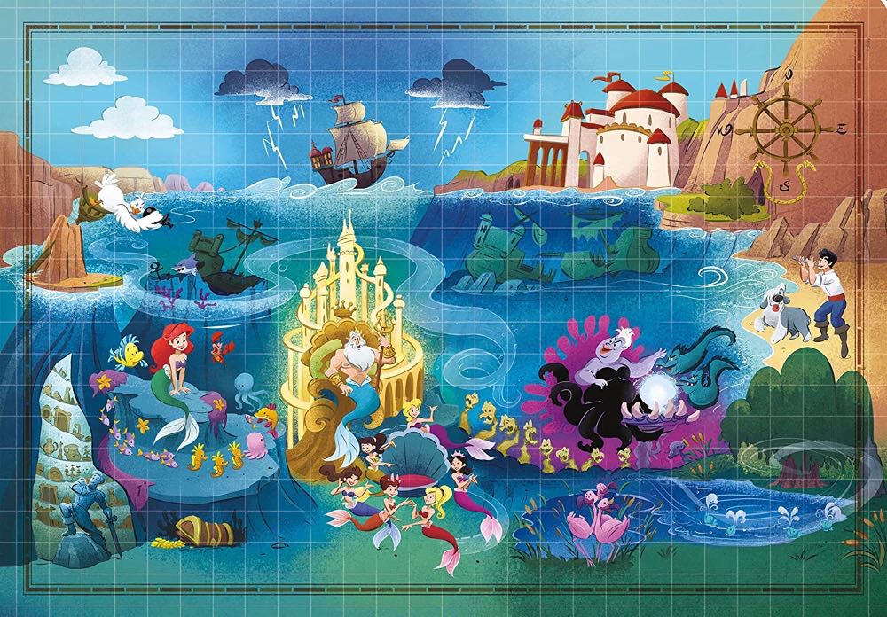 The Little Mermaid (SOLD) - Clementoni puzzle collectible [Barcode 8005125396641] - Main Image 2