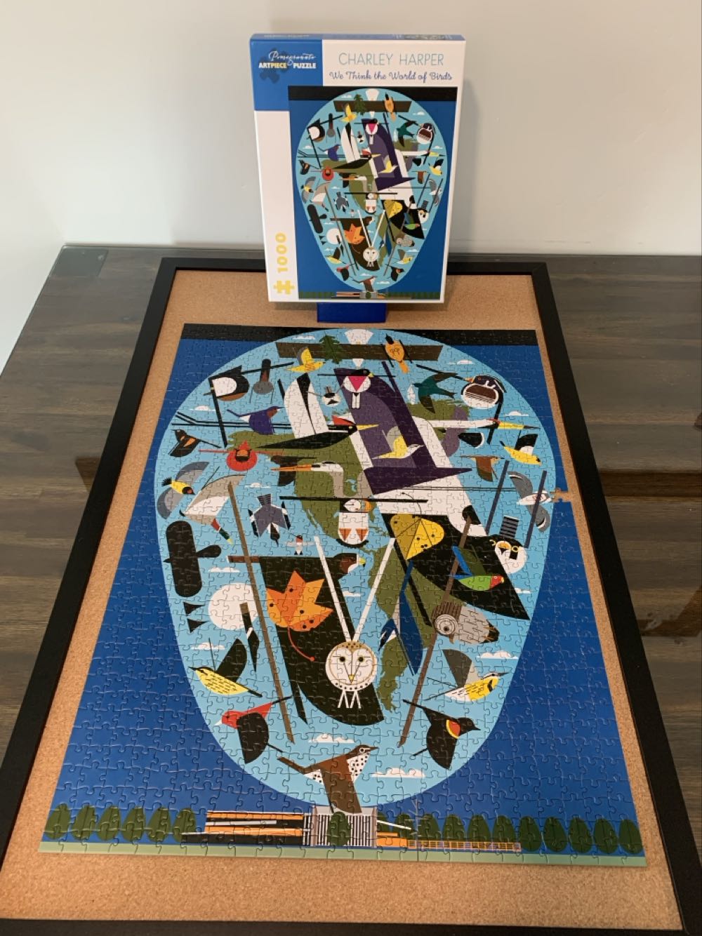 We Think The World Of Birds - Pomegranate puzzle collectible [Barcode 9780764986826] - Main Image 2