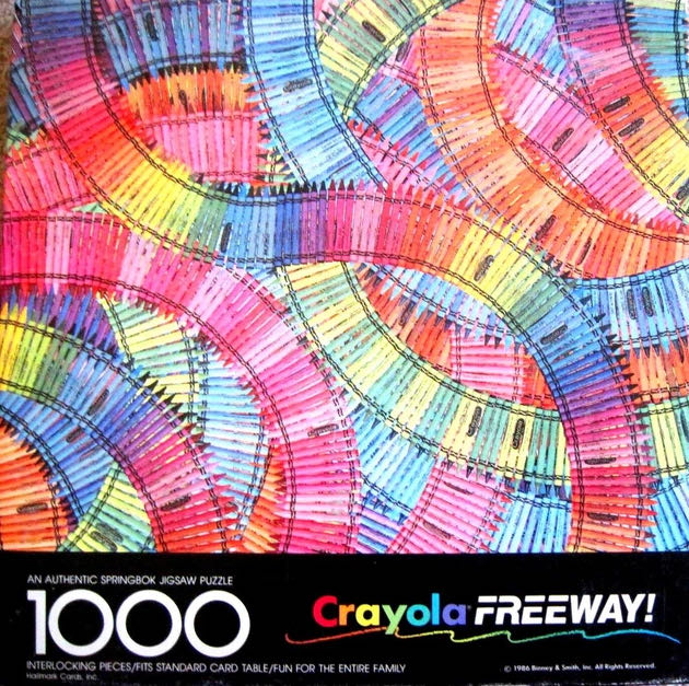 Crayola Freeway!- NEW - SOLD - Springbok puzzle collectible - Main Image 2