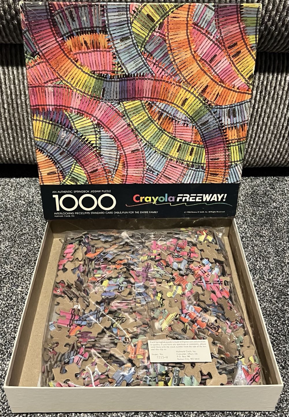 Crayola Freeway!- NEW - SOLD - Springbok puzzle collectible - Main Image 4