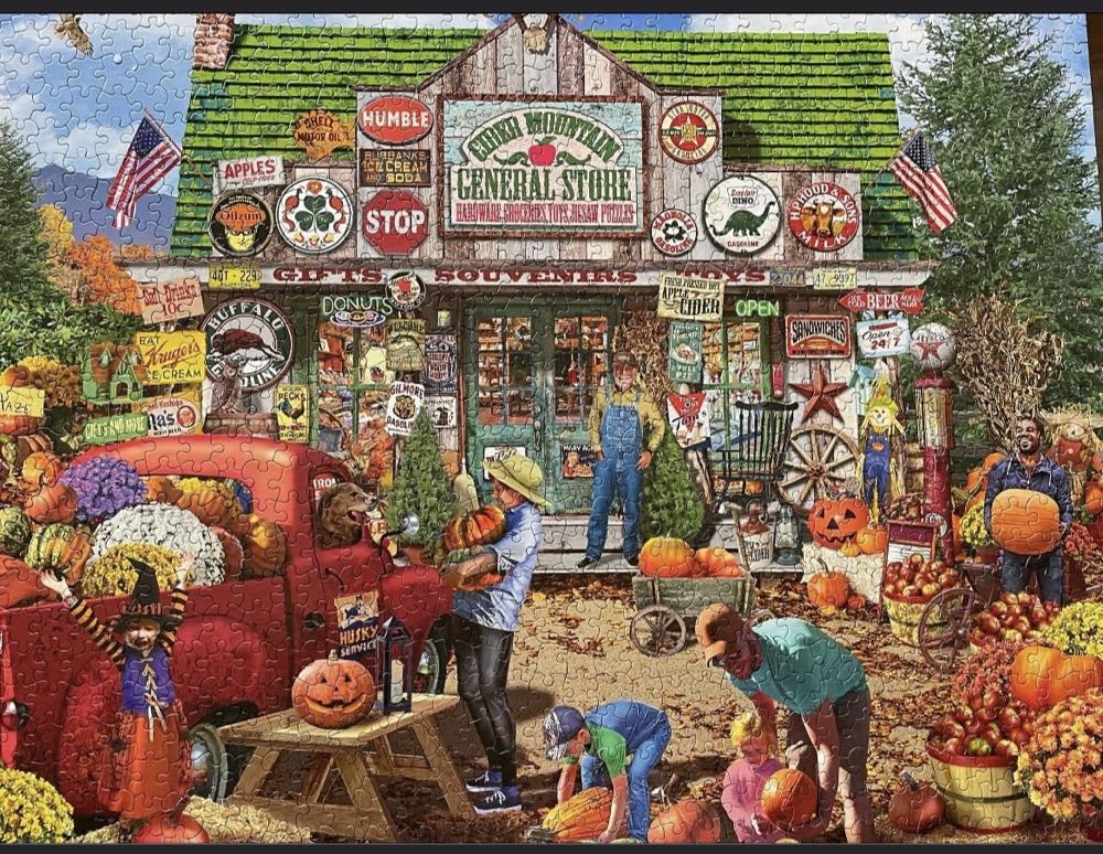 Cider Mountain General Store - White Mountain Puzzles puzzle collectible [Barcode 724819265381] - Main Image 2