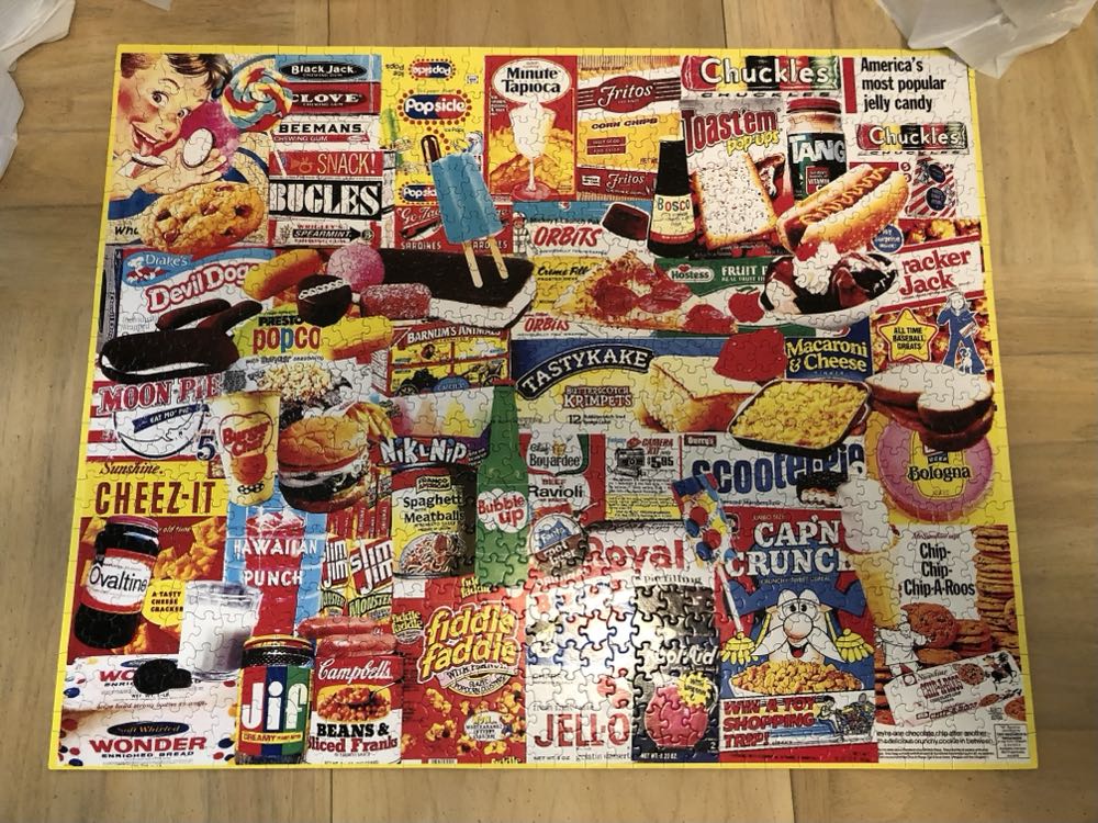 Things I Ate As A Kid - White Mountain puzzle collectible [Barcode 724819259113] - Main Image 2