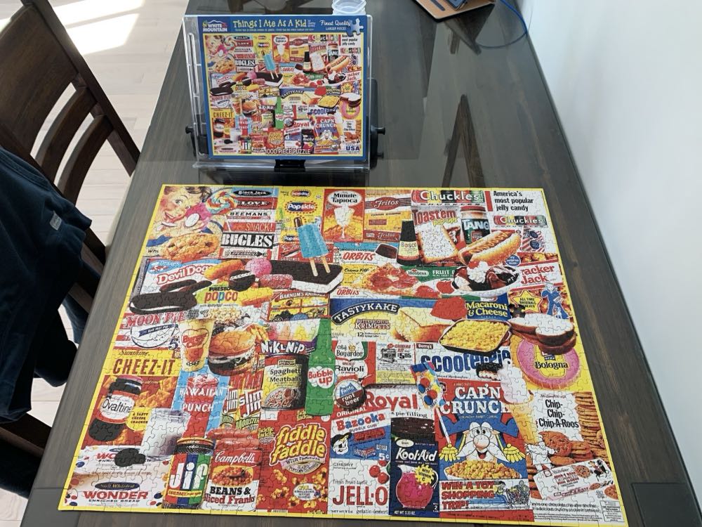 Things I Ate As A Kid - White Mountain puzzle collectible [Barcode 724819259113] - Main Image 3