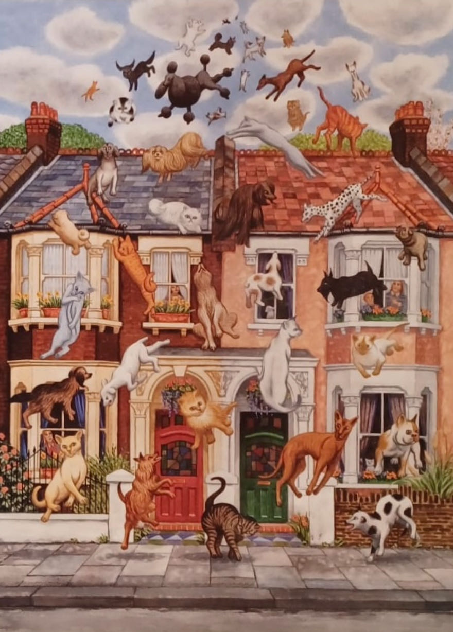 Raining Cats And Dogs - Crown & Andrews 🇦🇺 puzzle collectible [Barcode 9310281012519] - Main Image 2