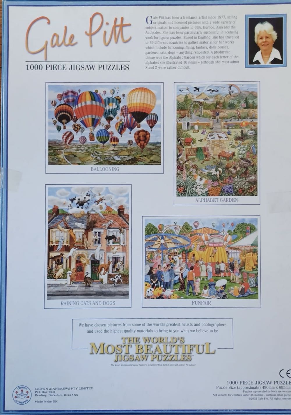 Raining Cats And Dogs - Crown & Andrews 🇦🇺 puzzle collectible [Barcode 9310281012519] - Main Image 4