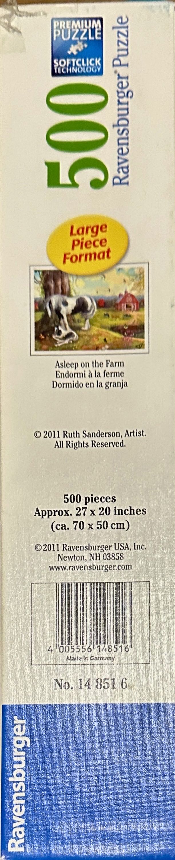 Asleep on the Farm - Ravensburger puzzle collectible [Barcode 4005556148516] - Main Image 2