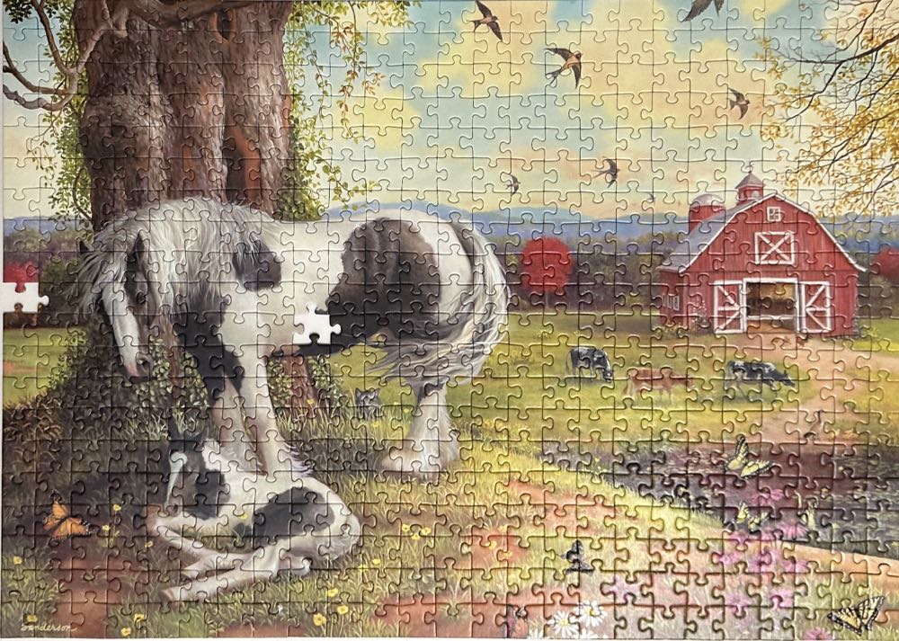 Asleep on the Farm - Ravensburger puzzle collectible [Barcode 4005556148516] - Main Image 4
