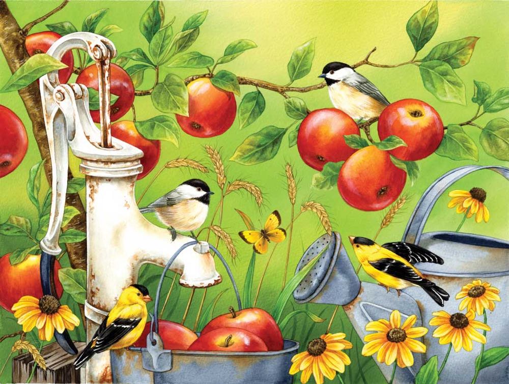 Among the Apples - SunsOut puzzle collectible [Barcode 796780160811] - Main Image 2