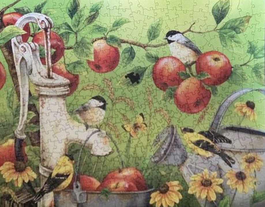 Among the Apples - SunsOut puzzle collectible [Barcode 796780160811] - Main Image 3