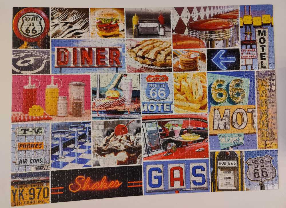 Route 66 - Re-marks 🇺🇸 puzzle collectible [Barcode 681410187002] - Main Image 2