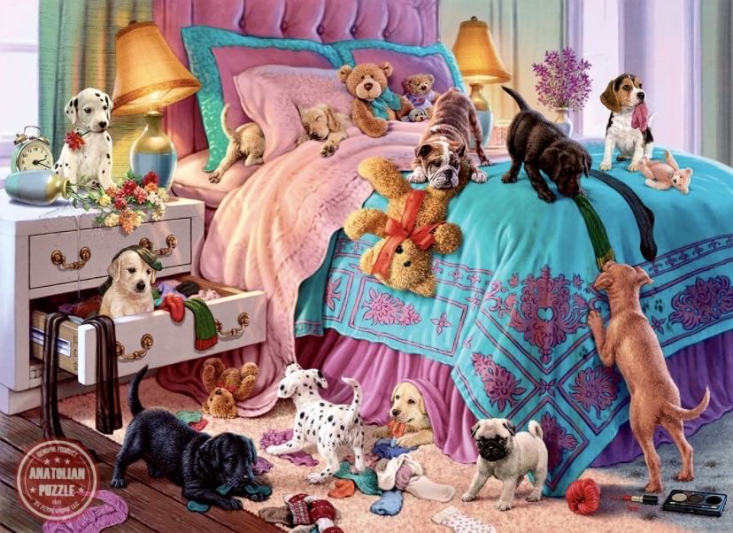 Naughty Puppies - Anatolian puzzle collectible [Barcode 8698543110649] - Main Image 2