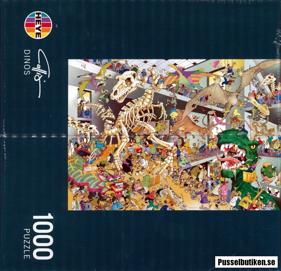 Calligaro’s Dinos🟦 - Heye Puzzle puzzle collectible [Barcode 4001689294090] - Main Image 2