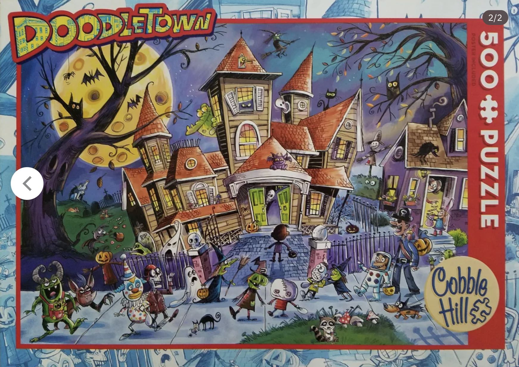Haunted House - Cobble Hill puzzle collectible [Barcode 625012535519] - Main Image 2