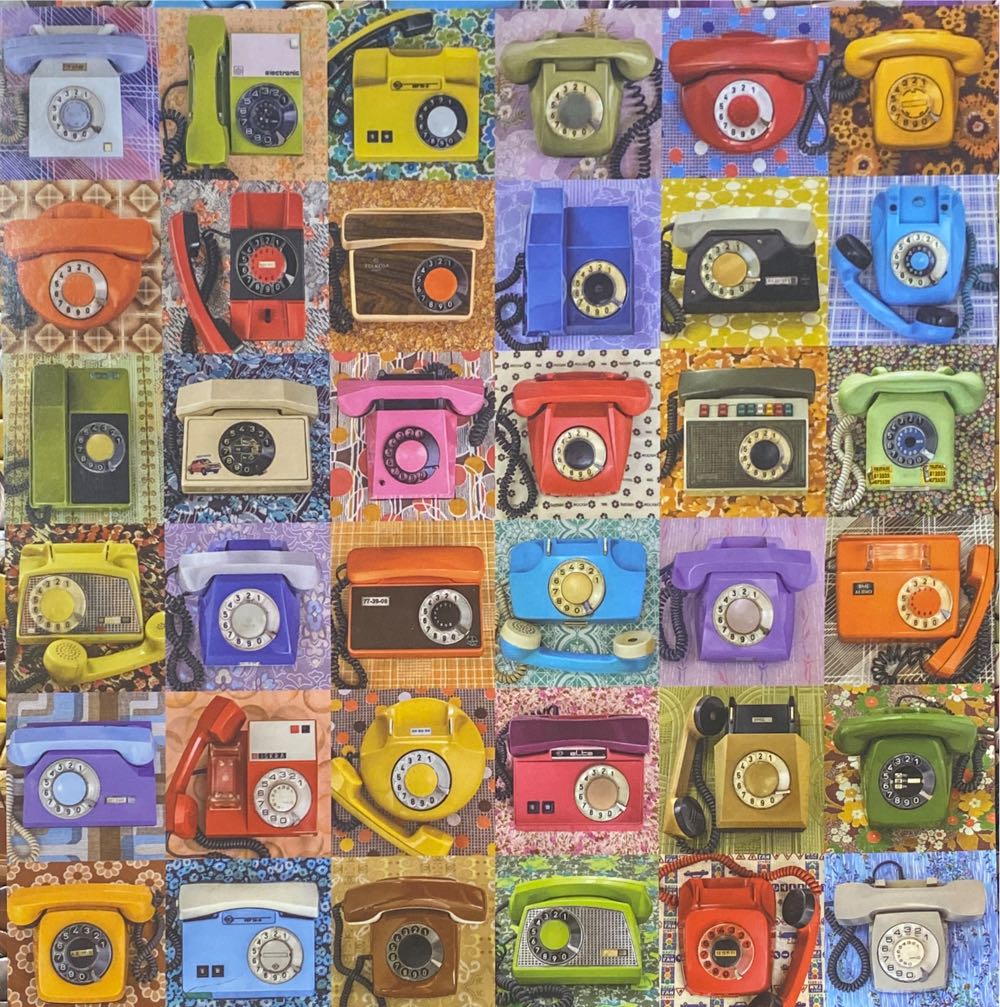 Eastern Bloc Telephones - Galison puzzle collectible [Barcode 9780735371996] - Main Image 4