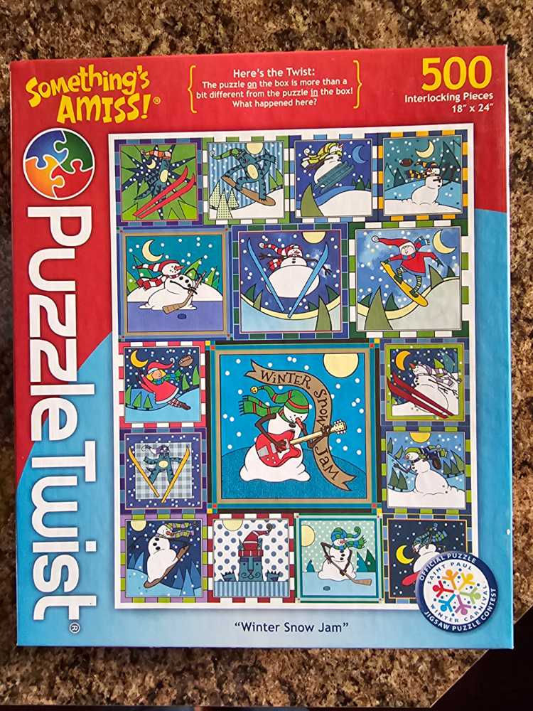 Winter Snow Jam - PuzzleTwist puzzle collectible [Barcode 614399101431] - Main Image 2