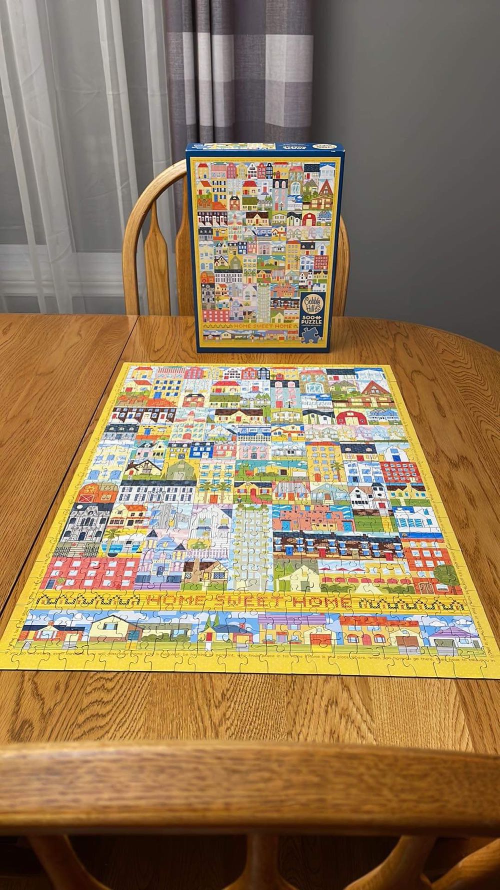 Home Sweet Home - Cobble Hill puzzle collectible [Barcode 625012850971] - Main Image 3