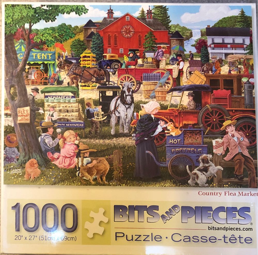 Country Flea Market - Bits & Pieces puzzle collectible [Barcode 192949044709] - Main Image 1