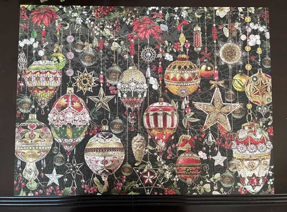 Christmas Ornaments - Bits And Pieces puzzle collectible [Barcode 192949055460] - Main Image 2
