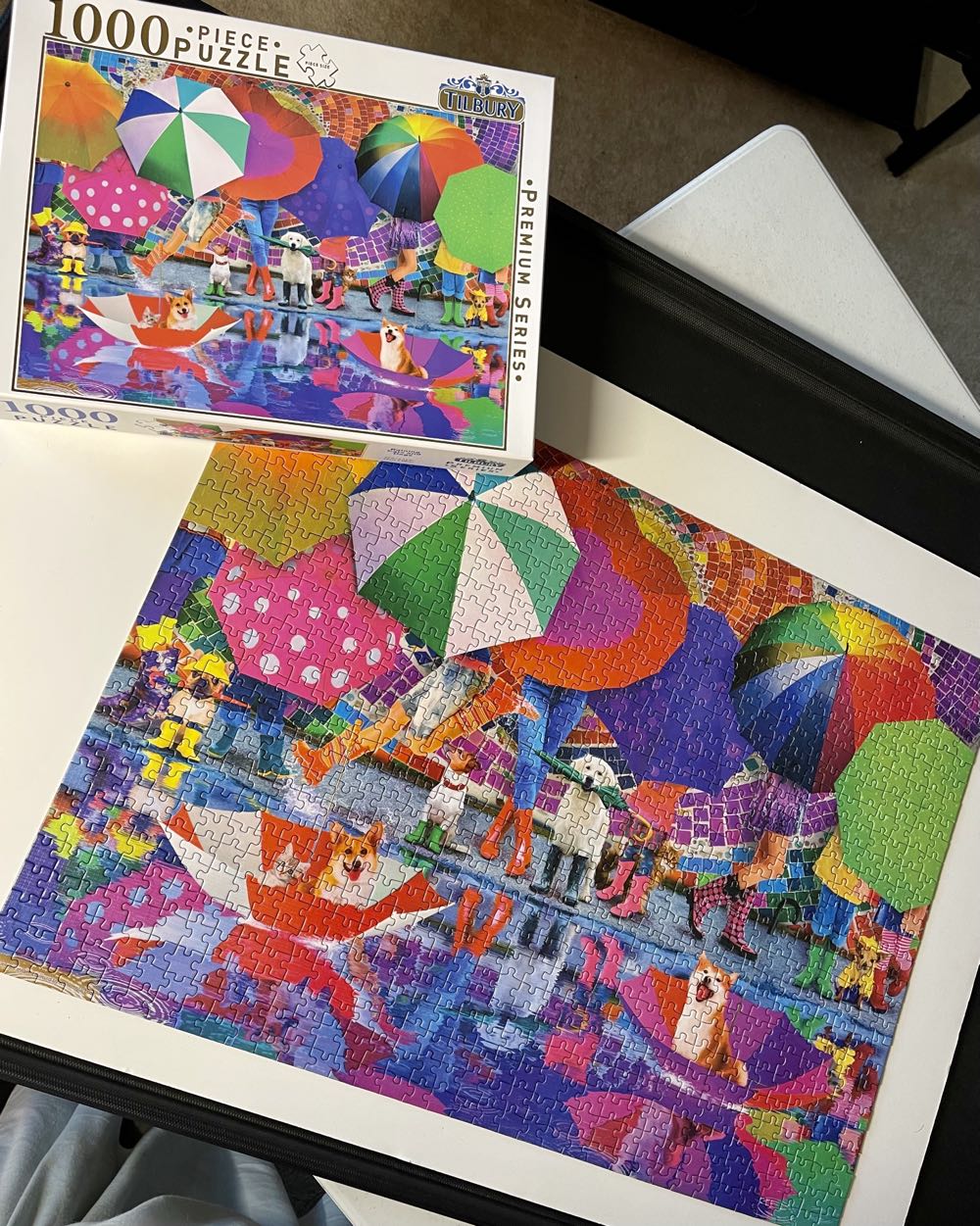 Raining Cats & Dogs - COMPLETED - Tilbury puzzle collectible [Barcode 9317762195402] - Main Image 2