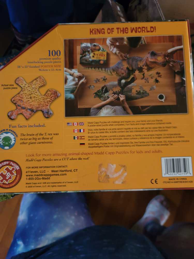 I Am T-Rex  - Madd Capp puzzle collectible [Barcode 040232427596] - Main Image 2