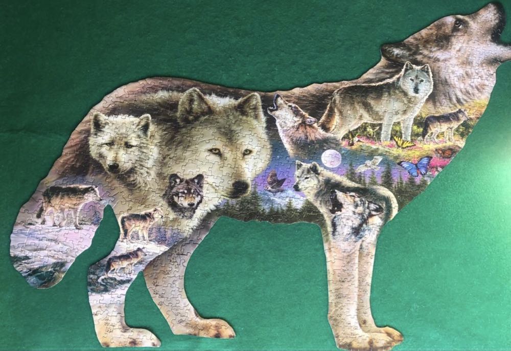 Meadow Wolf🟦 - SunsOut puzzle collectible [Barcode 796780960381] - Main Image 2