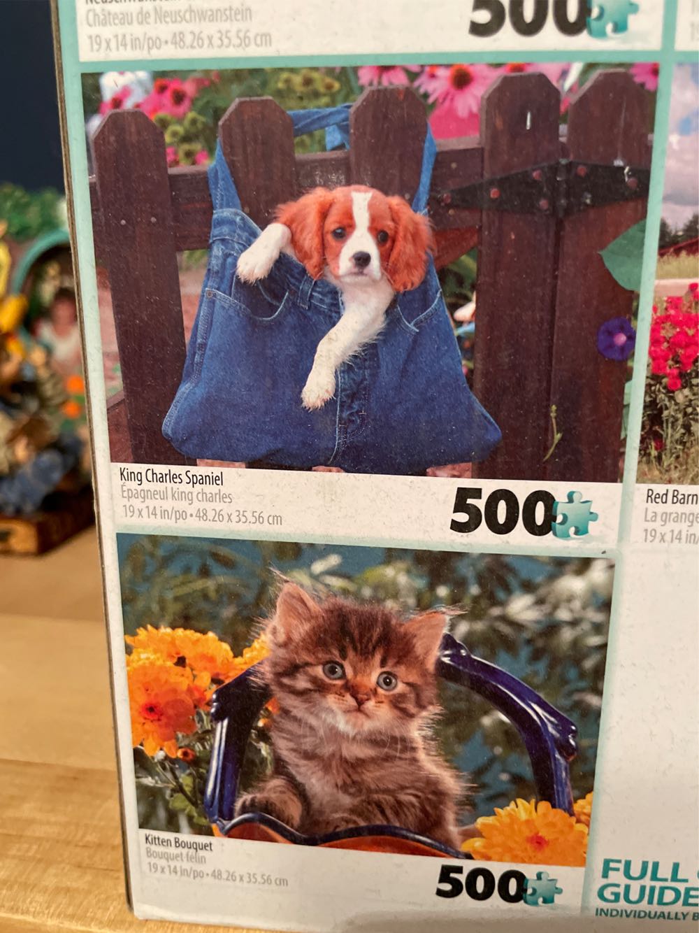 Photo Gallery Jigsaw Boxed Set Of 5 Each 500 Pieces New!  puzzle collectible [Barcode 686141058041] - Main Image 2