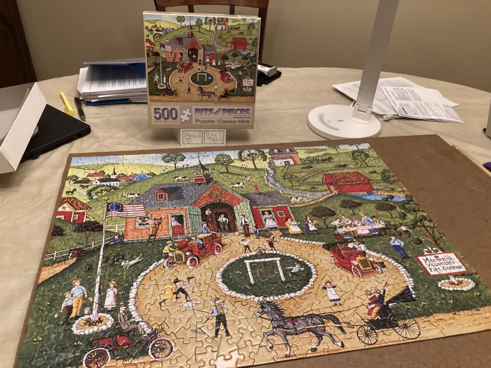 Macintosh Volunteer Fire Company - Bits & Pieces puzzle collectible [Barcode 192949038869] - Main Image 2