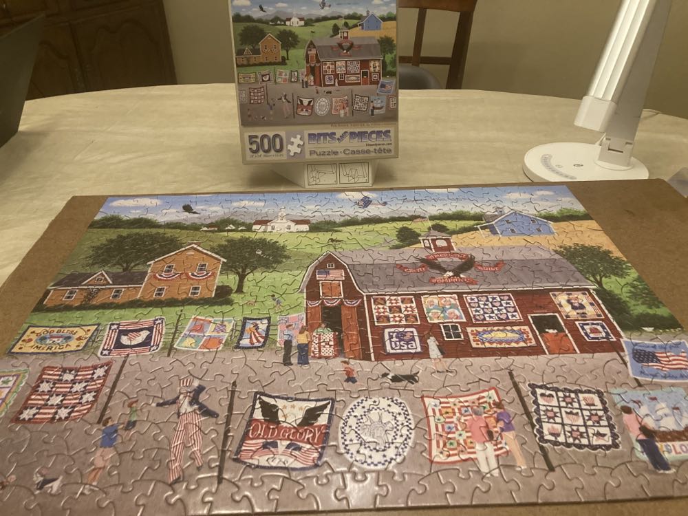 Patchwork America - Bits And Pieces puzzle collectible [Barcode 192949059154] - Main Image 2