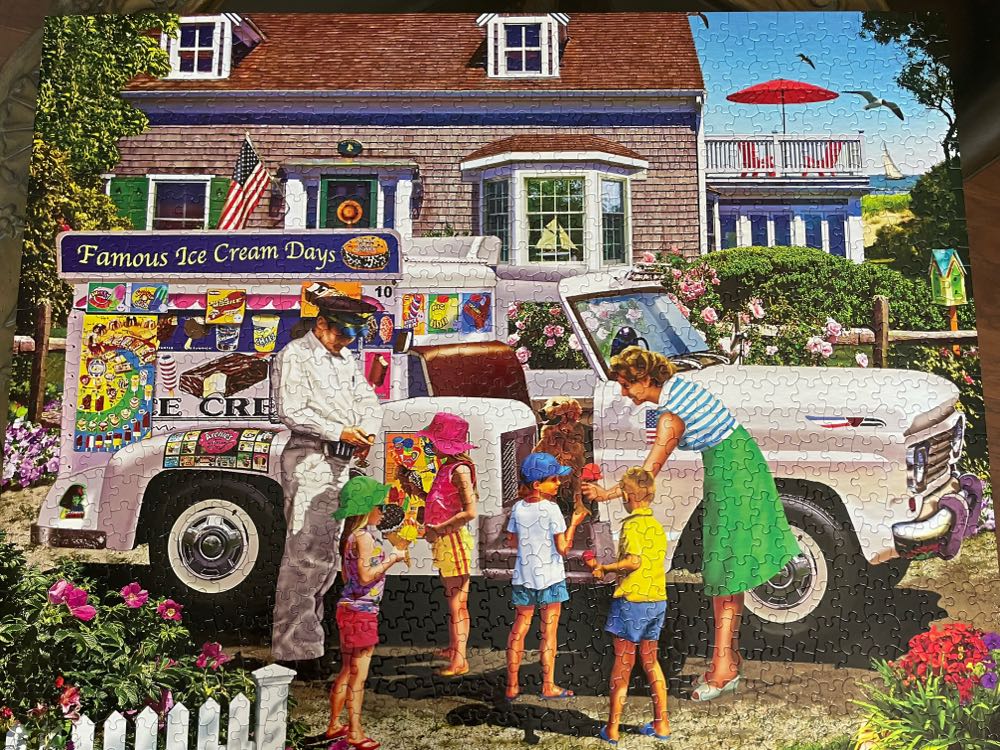 Ice Cream Truck - White Mountain Puzzles puzzle collectible - Main Image 2