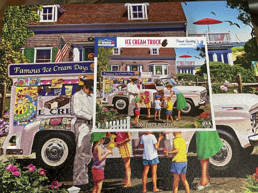 Ice Cream Truck - White Mountain Puzzles puzzle collectible - Main Image 3