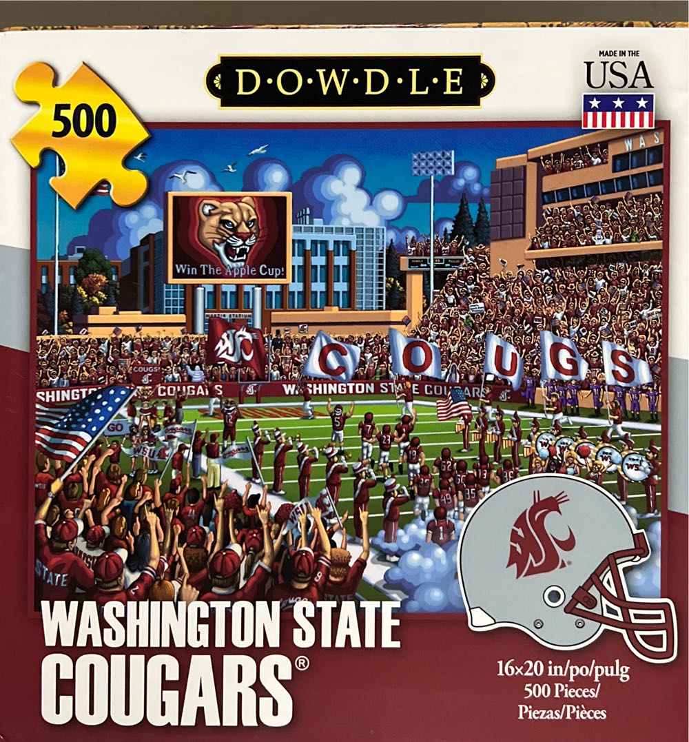 Washington State Cougars - Dowdle puzzle collectible [Barcode 671095202848] - Main Image 2