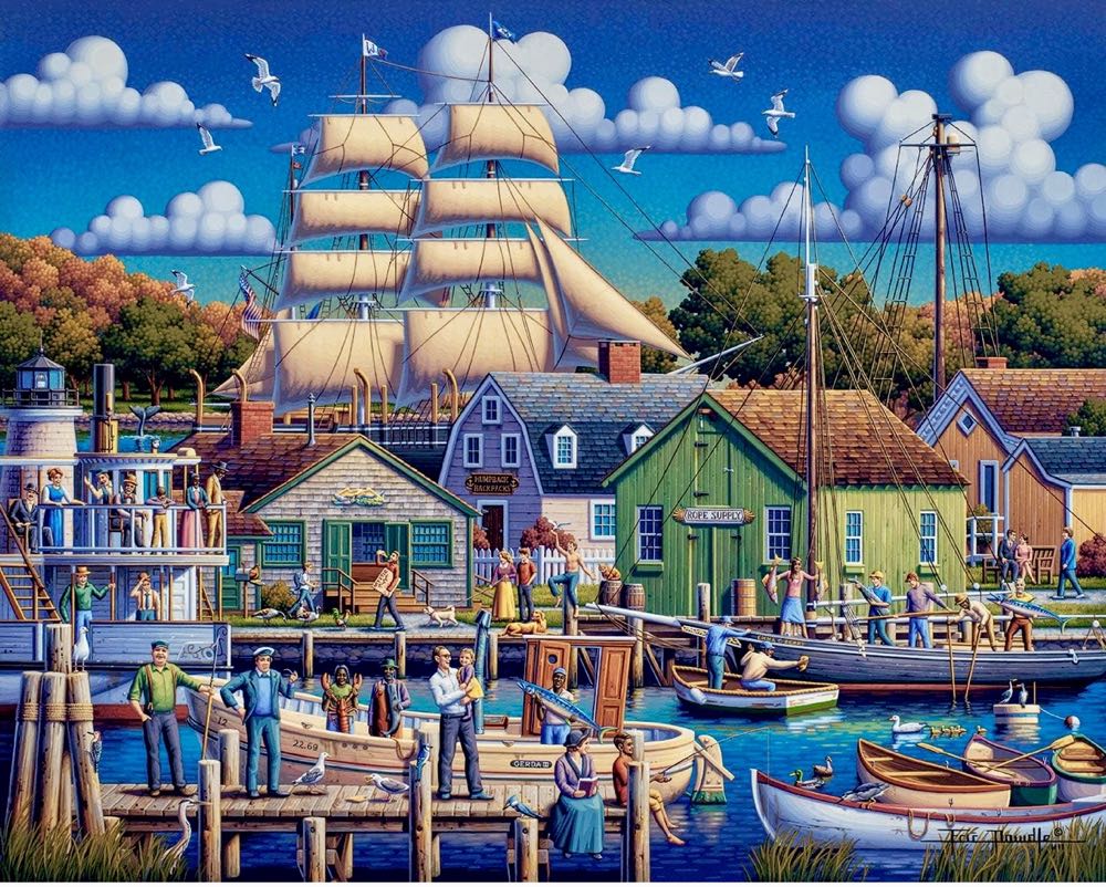 Mystic Seaport (v) NFT - Dowdle puzzle collectible - Main Image 2