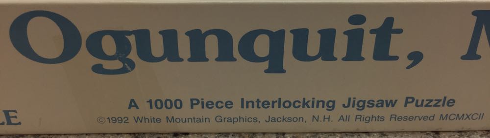 Ogunquit, Maine-Square-NIB - White Mountain Puzzles puzzle collectible - Main Image 3