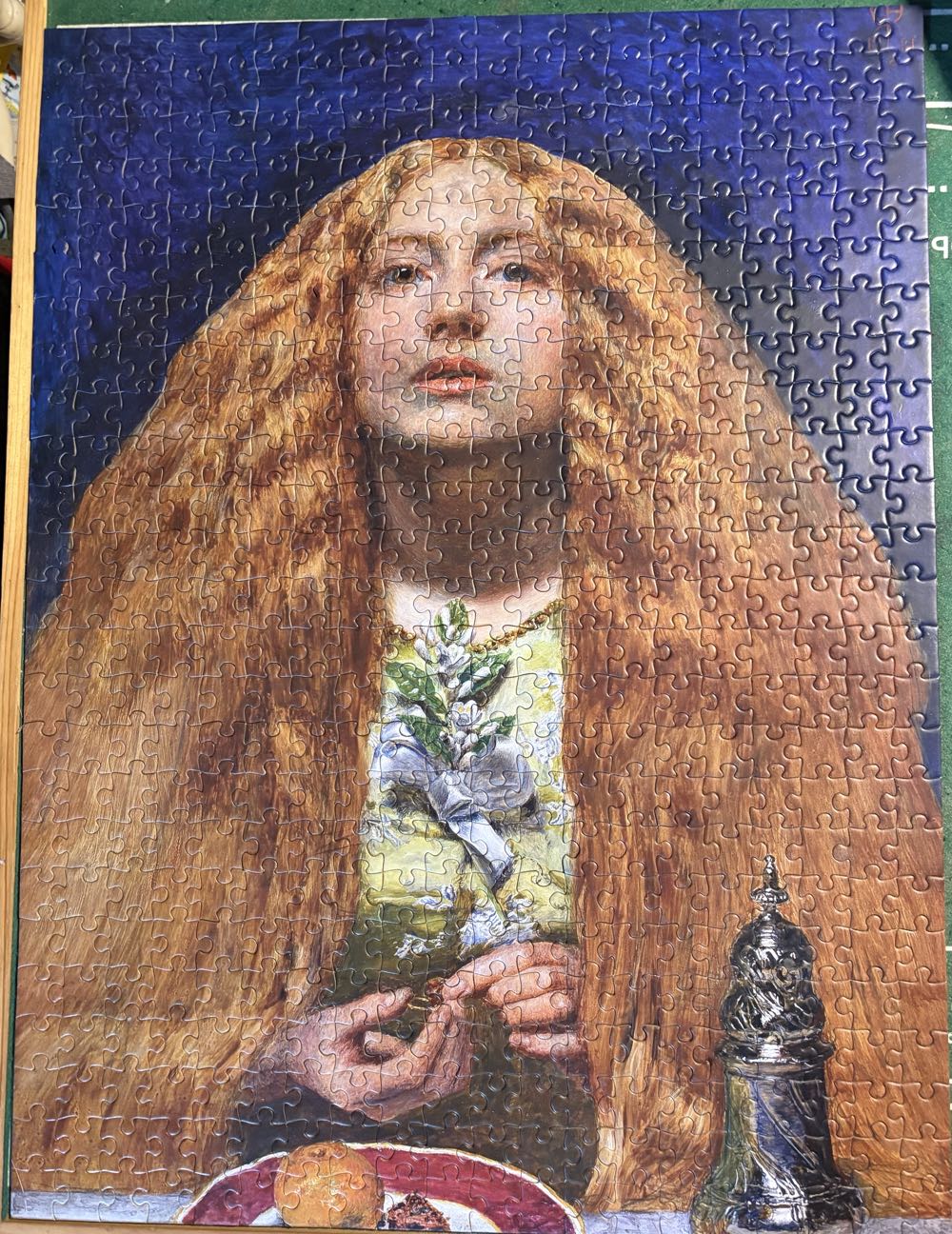 The Bridesmaid - Pomegranate puzzle collectible [Barcode 9780764963780] - Main Image 2