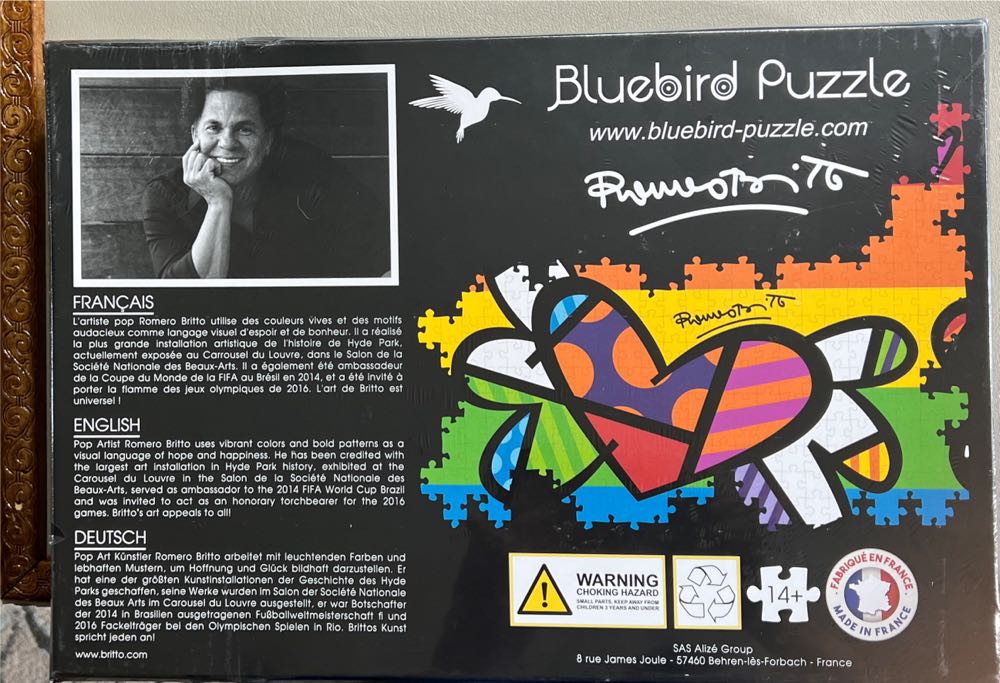 Britto: New Day - Bluebird puzzle collectible [Barcode 3663384900266] - Main Image 2