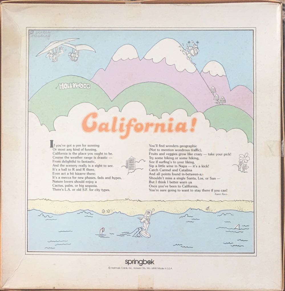 California: A State Of Mind! - Springbok puzzle collectible - Main Image 2