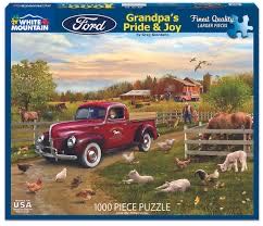 Grandpa’s Pride & Joy - Available - White Mountain puzzle collectible - Main Image 1