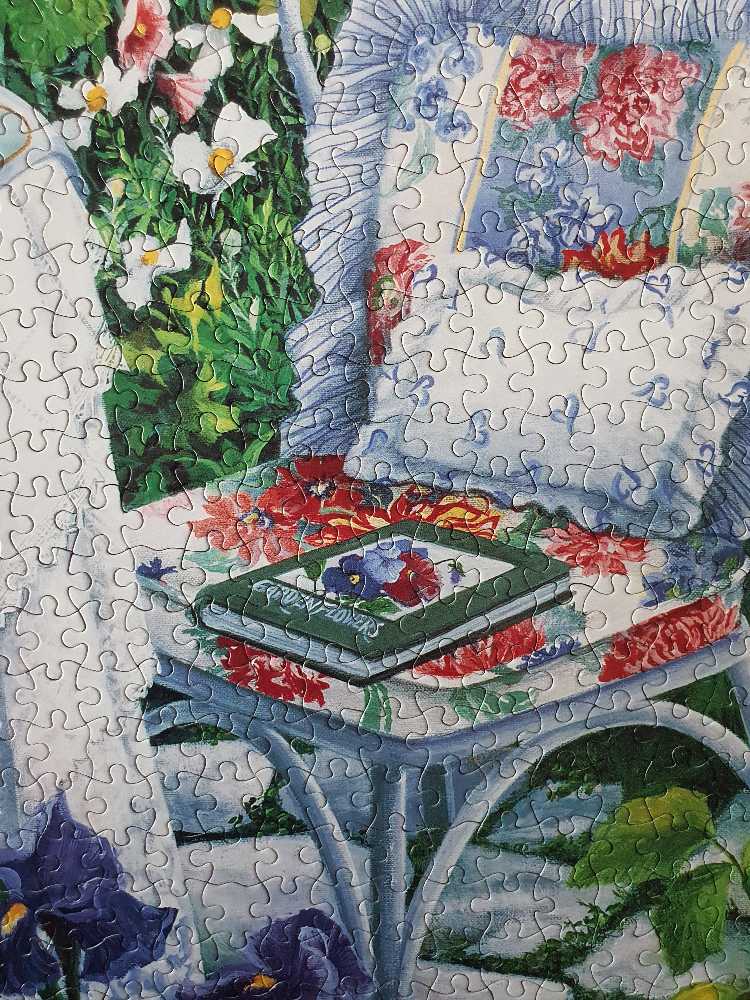 Delightful Afternoon - White Mountain Puzzles puzzle collectible [Barcode 724819248070] - Main Image 4