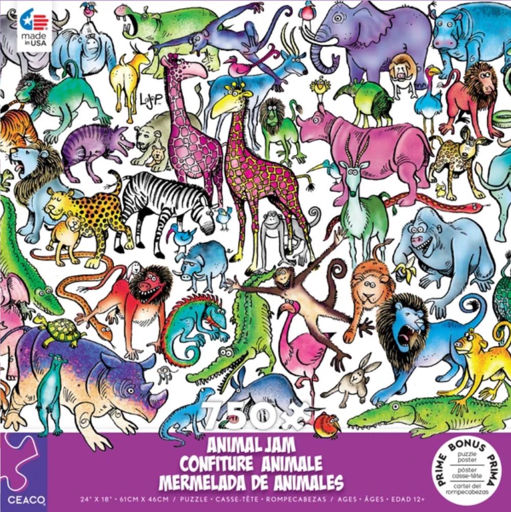 Madd Capp Puzzles Jr. I Am Lil’ Rooster 100 Pieces Animal Shaped Jigsaw Puzzle