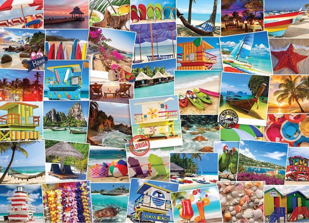 Lifeguard Towers - Eurographics puzzle collectible [Barcode 628136657259] - Main Image 2