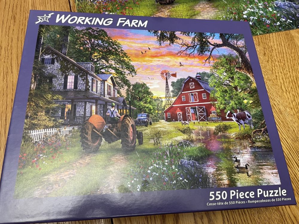 Working Farm - Vermont Christmas Company puzzle collectible [Barcode 819273022684] - Main Image 2