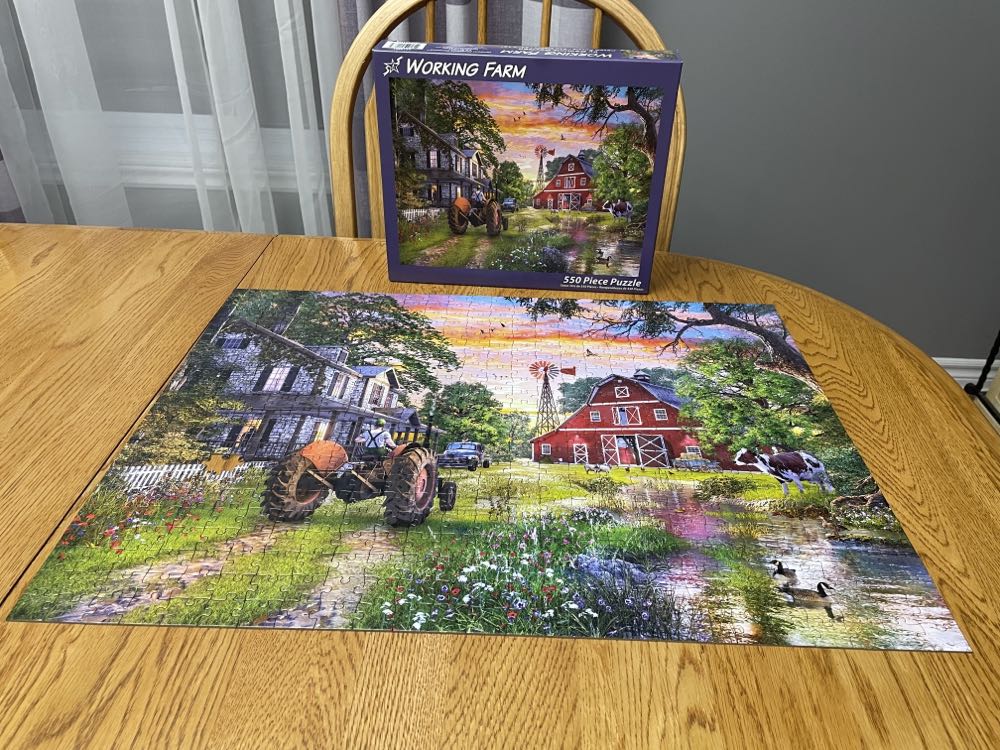 Working Farm - Vermont Christmas Company puzzle collectible [Barcode 819273022684] - Main Image 4