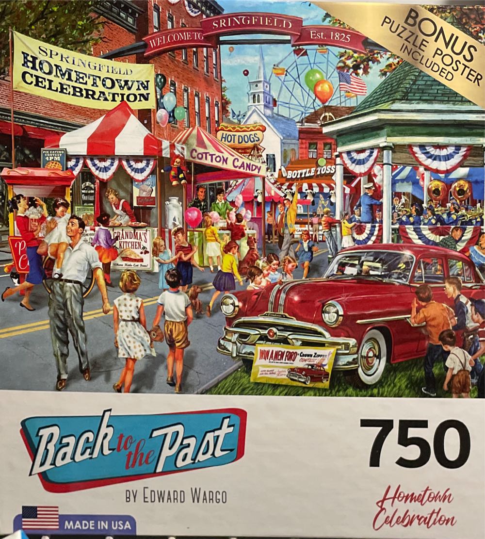 RoseArt  - Back To The Past-Hometown Celebration - Rose Art puzzle collectible [Barcode 4895145433914] - Main Image 3