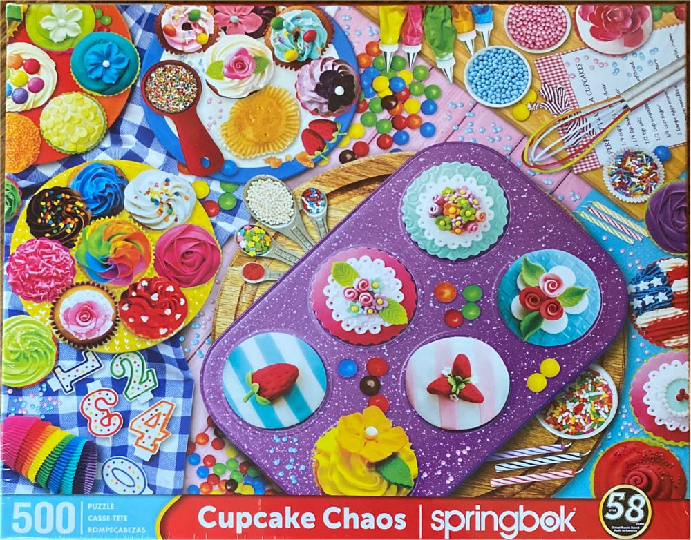 Cupcake Chaos (traded) - Springbok puzzle collectible [Barcode 091683016310] - Main Image 2
