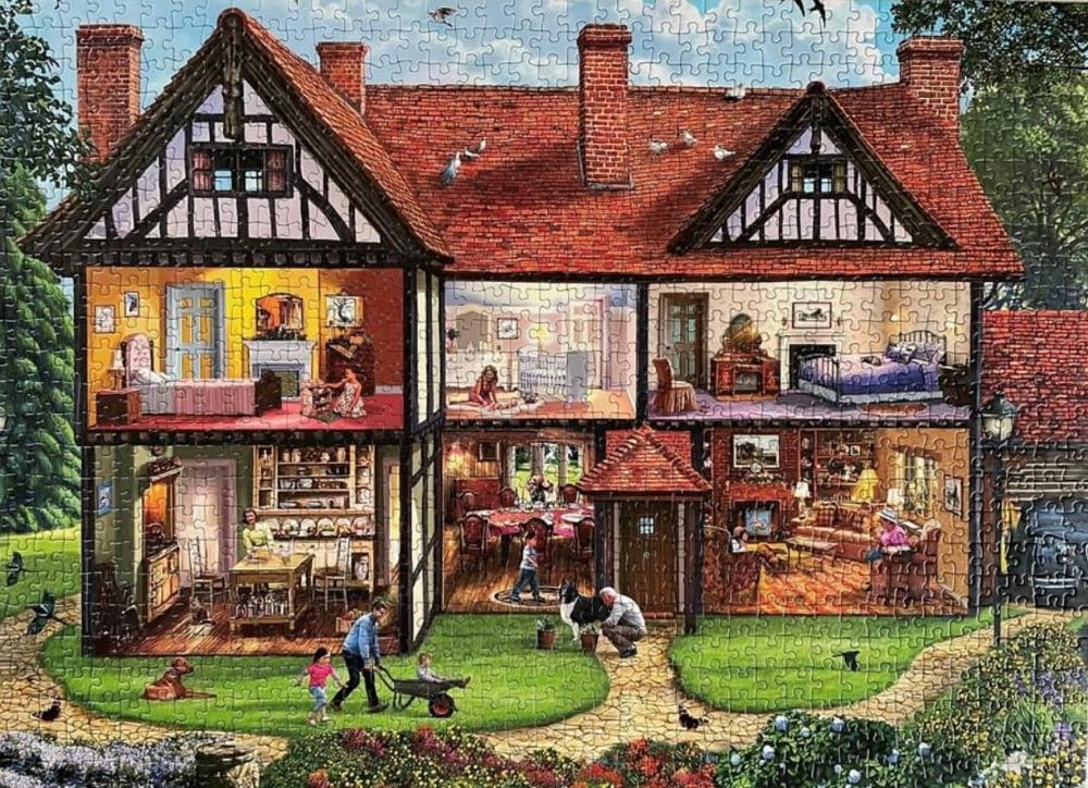 Behind Closed Doors - Gibsons puzzle collectible [Barcode 5012269061901] - Main Image 3