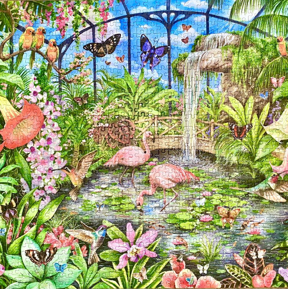 Tropical Conservatory - Falcon de luxe puzzle collectible [Barcode 8710126112953] - Main Image 2