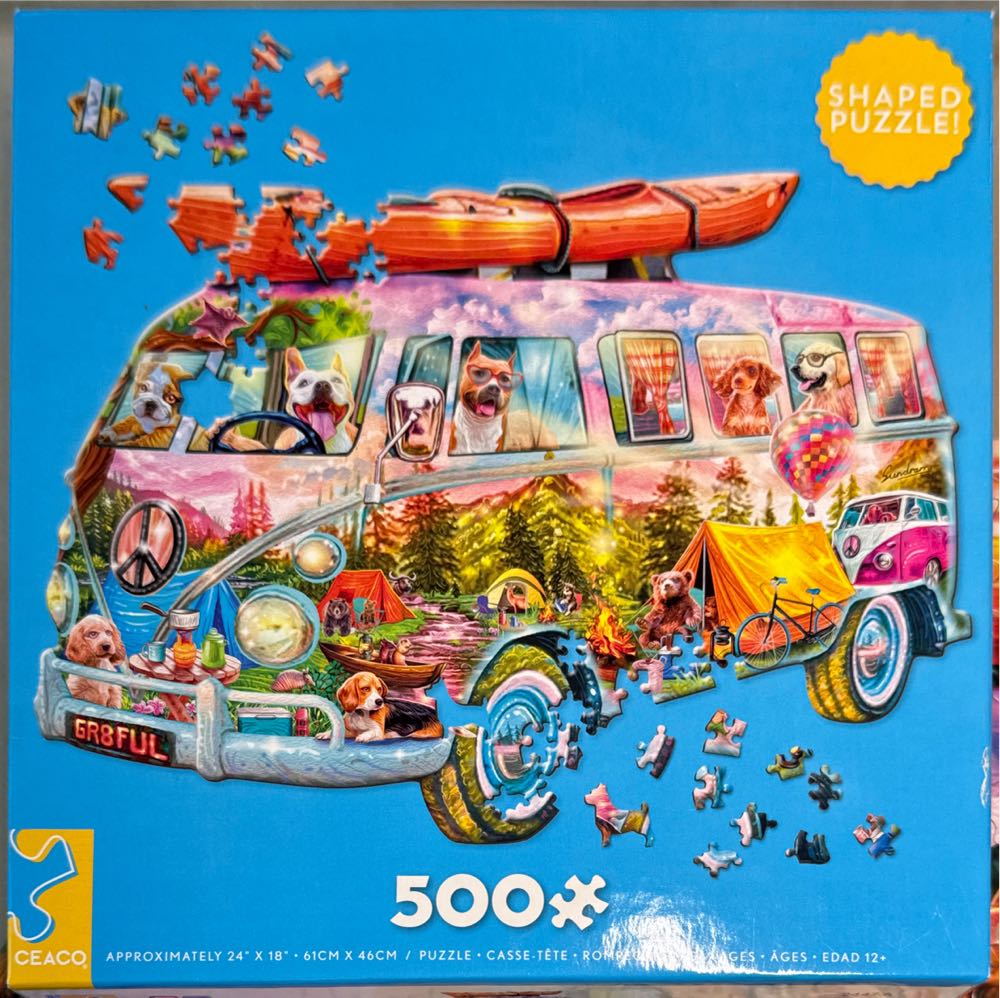 Camping Van - Ceaco puzzle collectible [Barcode 021081241380] - Main Image 3