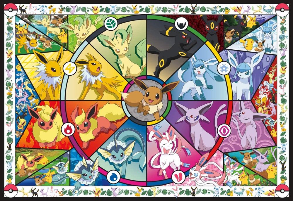 Eevee’s Stained Glass - Buffalo puzzle collectible [Barcode 079346033522] - Main Image 2