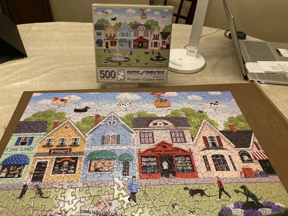 Dog Lovers Lane - Bits & Pieces puzzle collectible [Barcode 192949059161] - Main Image 2